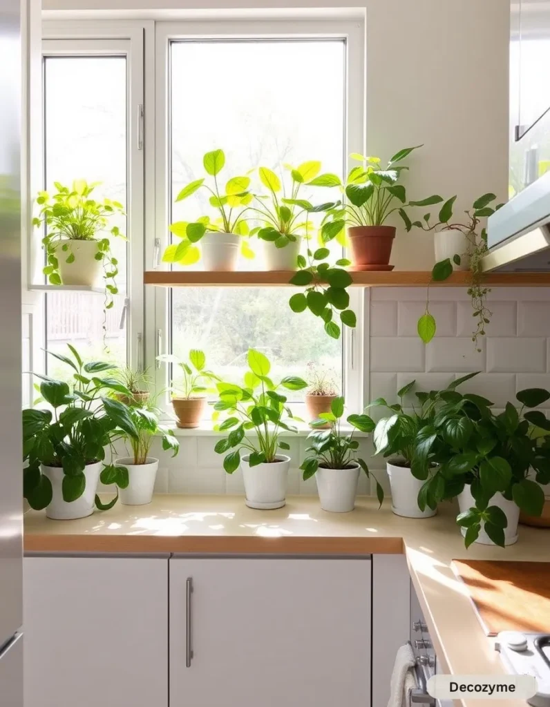 11. Add Greenery (Yes, Even Fake Plants)