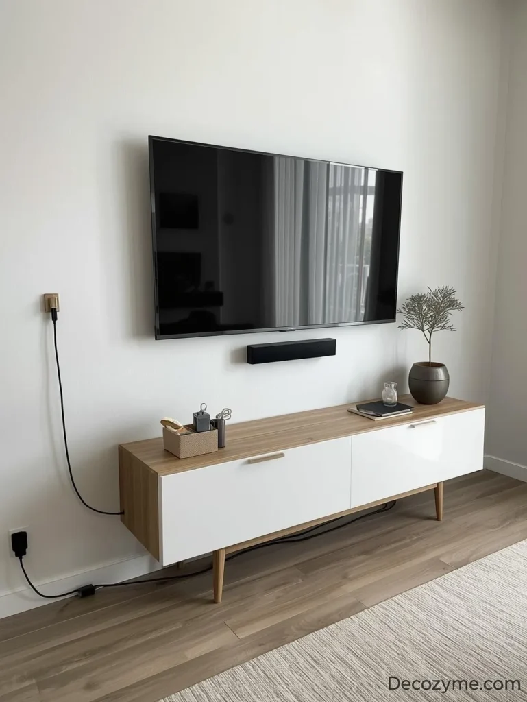 14. Use a Minimalist TV Unit