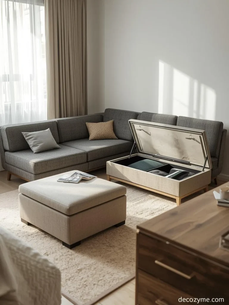 2. Go for Multi-Functional Furniture