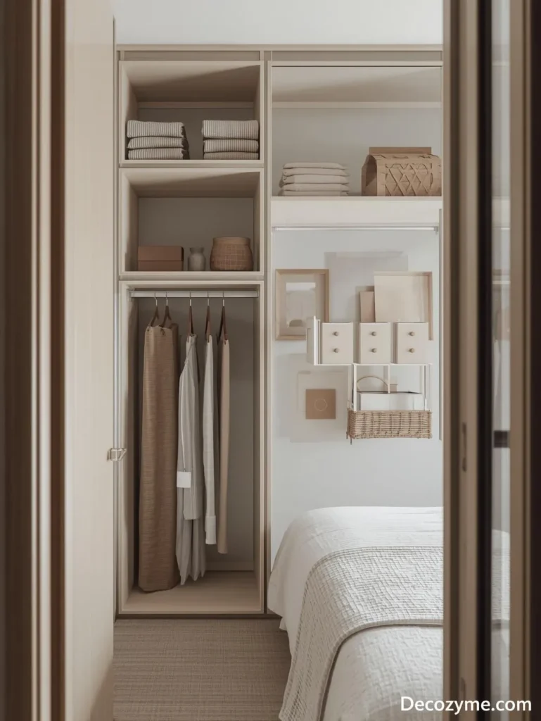 5. Wall-Mounted Storage to Save Floor Space