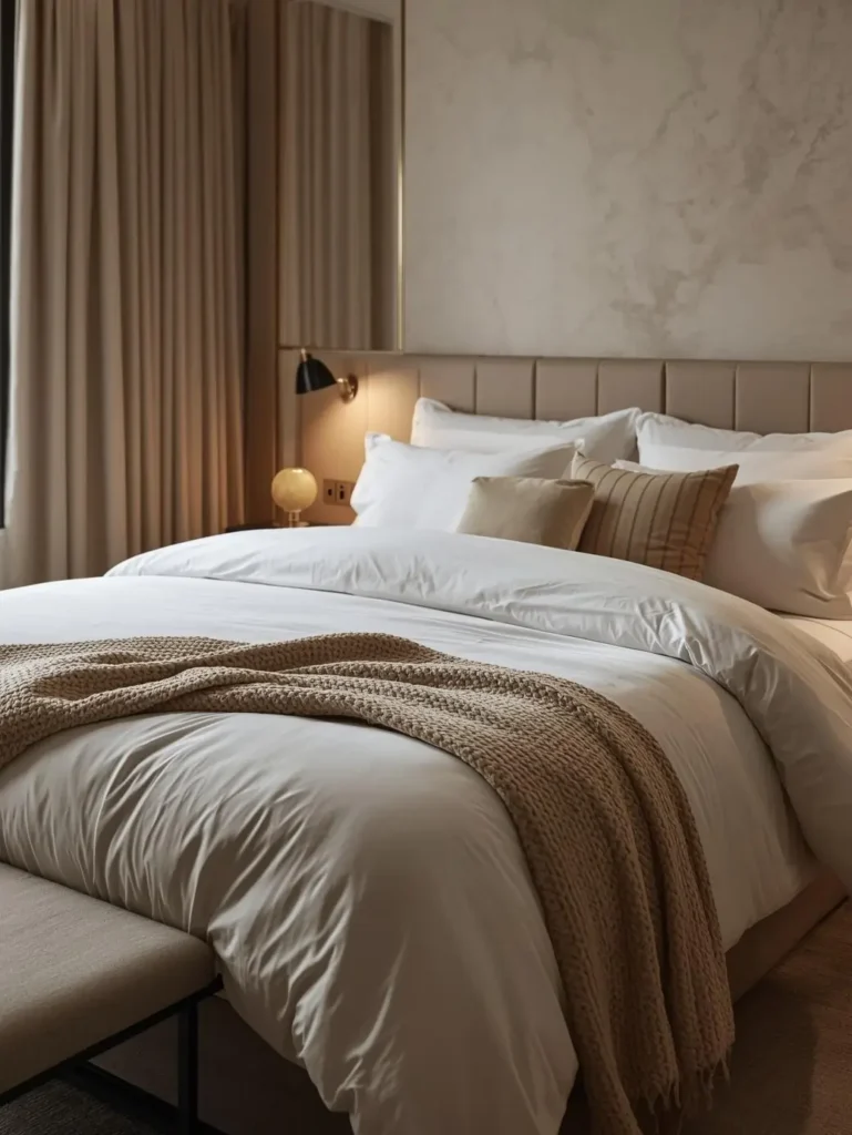 7. Layered Bedding for Hotel Vibes