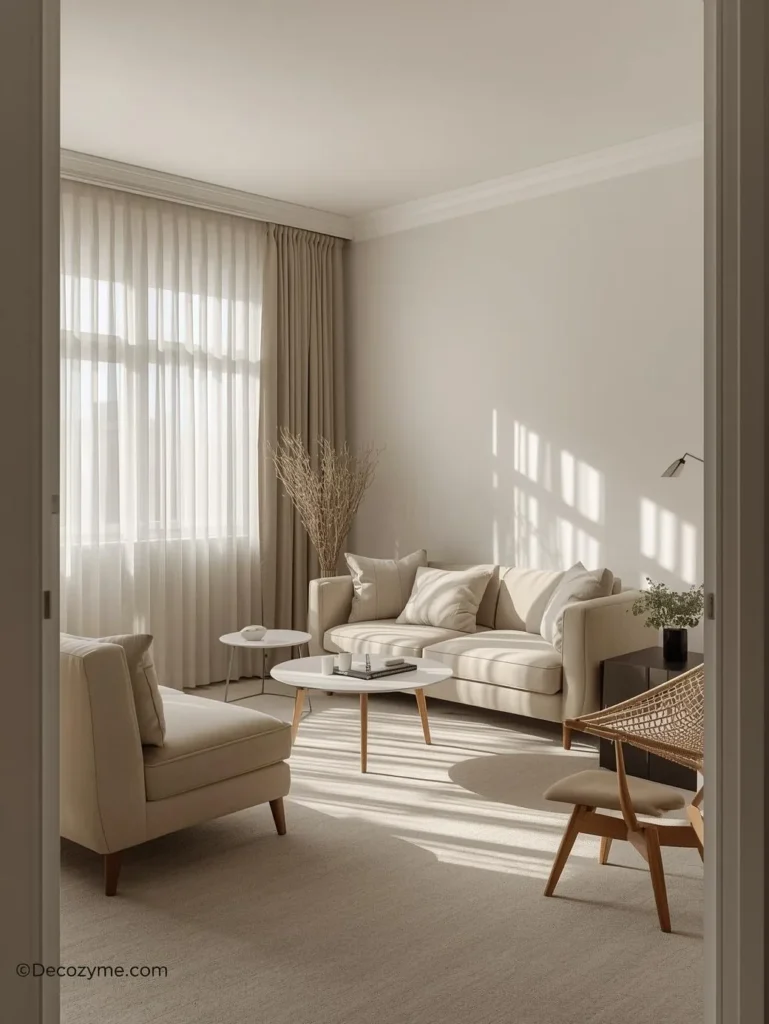 9. Use Light Curtains Instead of Heavy Drapes