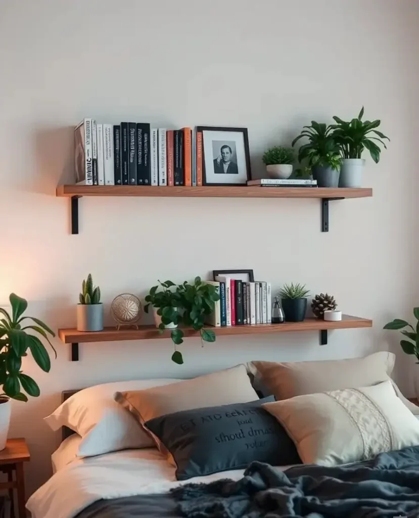 26. Cozy Wall Shelves
