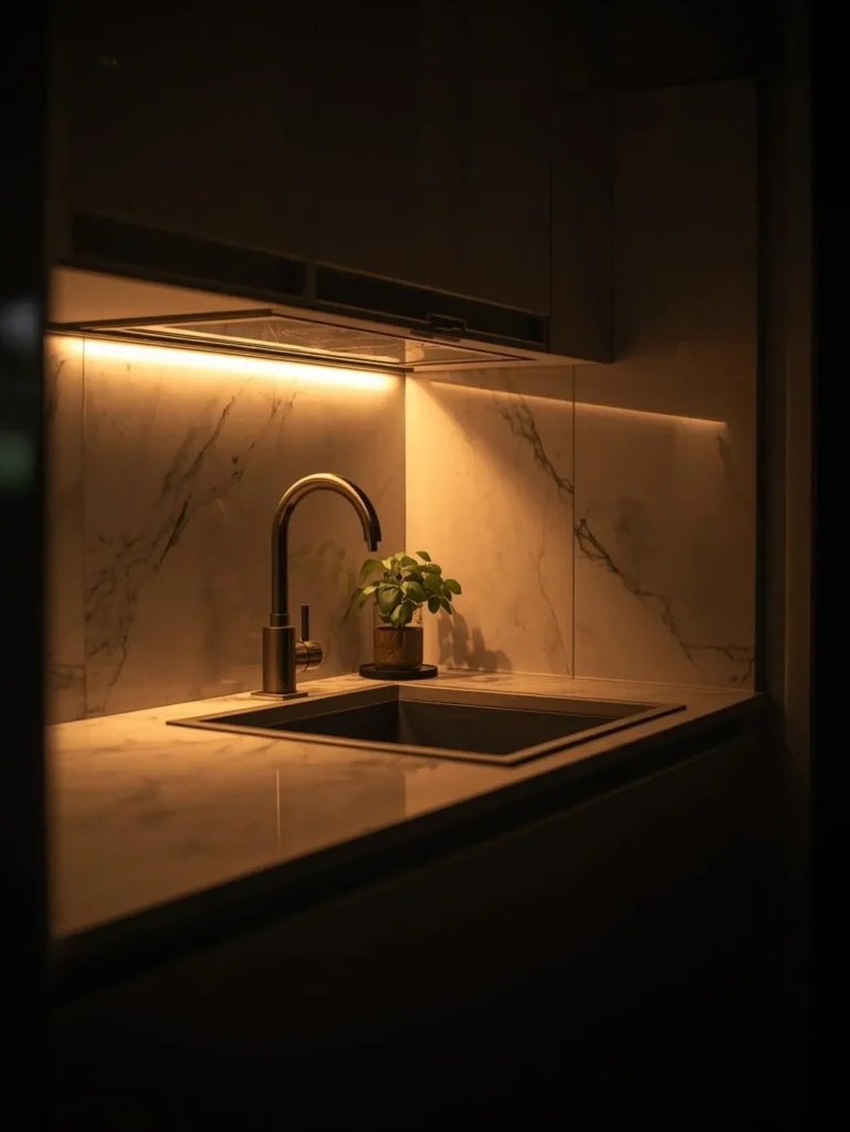 2. Add Under-Cabinet Lighting