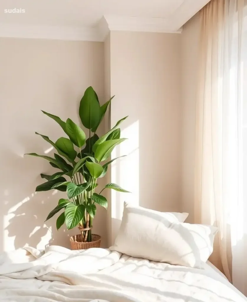 13. Add Greenery for Contrast