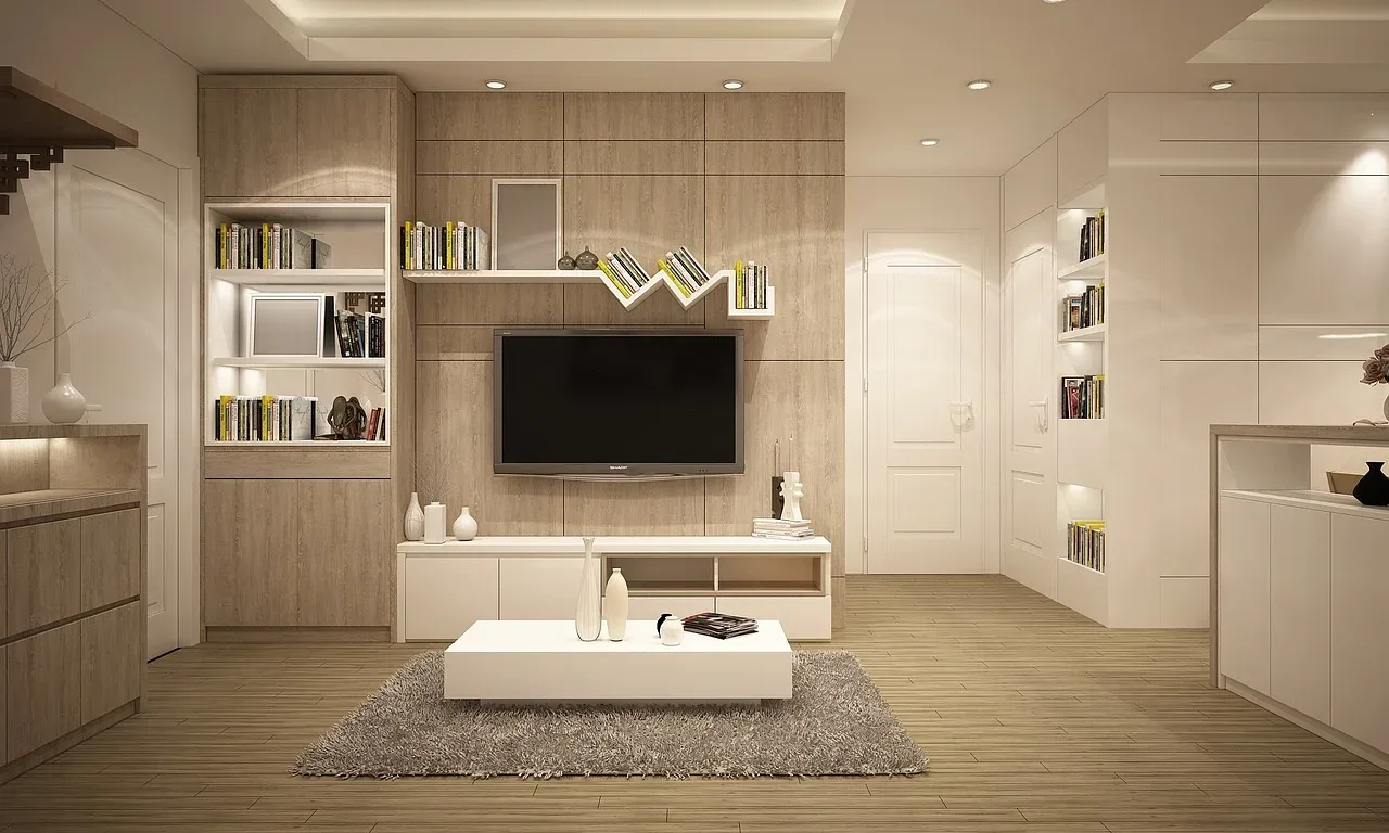 vertical storage tall shelving small bedroom wall space